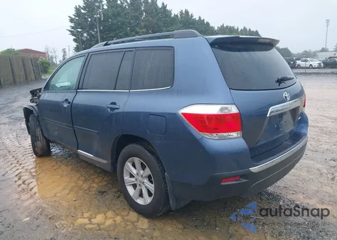 2013 Toyota Highlander Se V6 из США, поврежденный, VIN 5TDBK3EH6DS201598